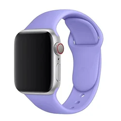 BStrap Apple Watch Soft Silicone 42/44mm pašček, Light Purple