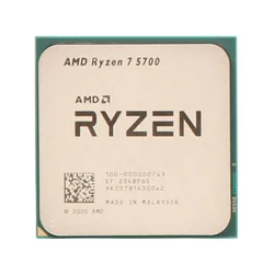 AMD CPU AM4 Ryzen 7 5700 8C/16T, 3.70-4.60GHz 100-000000743 Tray