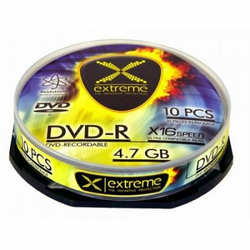 Extreme 1166 DVD-R 4,7 GB x16 - Cake Box 10 kom