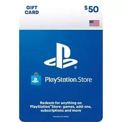 PlayStation Network PSN Card $50 (USA) - Digital Code