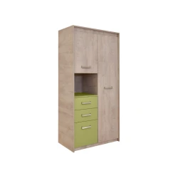 MATIS KINDER Ormar 2V3F, Zeleni