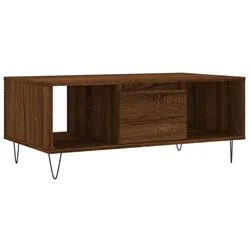 Stolić za kavu smeđa boja hrasta 90x50x36,5cm konstruirano drvo