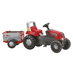 Rolly Toys traktor na pedale RT crveni sa prikolicom