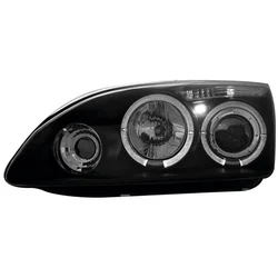 OEM Kristalni farovi Angel Eyes Ford Focus (05-08), Crni