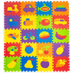 Ecotoys Edukativna podloga eva foam 20 delova 148x119cm ( ECOEVA003 )
