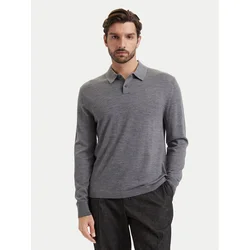 Calvin Klein Polo majica LV04LD319G Siva Regular Fit