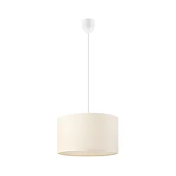 Luster na sajli SIRJA PLISADO 1xE27/15W/230V prečnik 35 cm krem