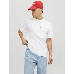 Jack & Jones Majica Star 12234746 Bela Relaxed Fit