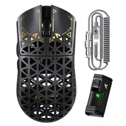 Bežični gaming miš Attack Shark R5Ultra PAW3950MAX/Carbon Fiber/Superlight/8KHz/Omron Switches/Black