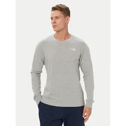 The North Face Majica z dolgimi rokavi Evolution Simple Dome NF0A8EU3 Siva Regular Fit
