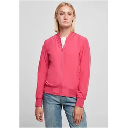 Womens Light Bomber Jacket Hibiscus Pink