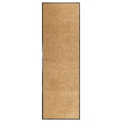 Vidaxl Pralni predpražnik krem 60x180 cm