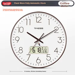 Timess Zidni sat, 36 cm, Crni