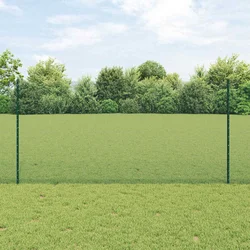 Zatvorena žičana ograda s postovima 25 x 1,2 m Zelena Mreža