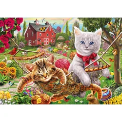 KS Games - Puzzle Mačke na kmetiji - 500 kosov