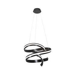 LED luster na sajli AREZIA LED/62W/230V crna