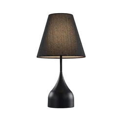 Stona lampa MATINA 1xE27/40W/230V crna