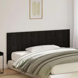 Uzglavlje za krevet Zidne Crni hrast 160 x 1.5 x 80.5 cm