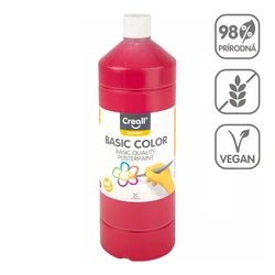 Temper barva Creall, 1 000 ml - temno rdeča