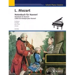 MOZART L.:NOTEBOOK FOR NANNERL FOR PIANO
