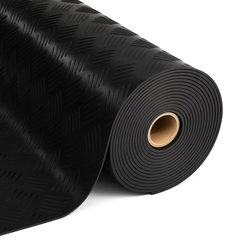Una-Zorčić SBR guma u rolni, Rebrasta kocka, 3mm, 1m