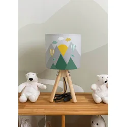 Bata i seka Dečija stona lampa, Siva