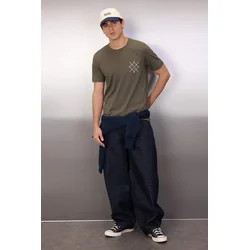 Trendyol Muška majica Tmnss20Ts0984, Kaki