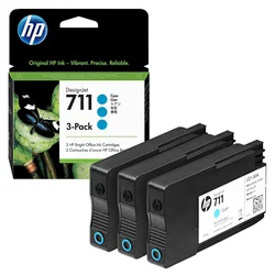 HP črnilo B-C ŠT. 711 3 PACK (CZ134A)