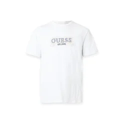GUESS Majica modra/bela
