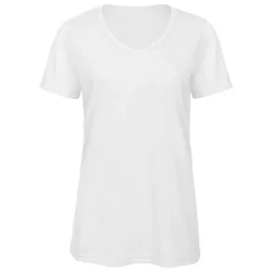 MAJICA KRATKI RUKAVI B&C TW058 V TRIBLEND/WOMEN BIJELA S * DO ISTEKA ZALIHA