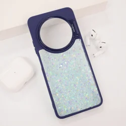 Maska za telefon Crystal Dots za Xiaomi Redmi 14C, Plava