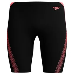 Speedo hyperboom splice jammer black/coral sands xxl - uk40