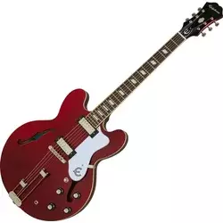 Epiphone Riviera Sparkling Burgundy Jazz kitara (polakustična) (Rabljeno)
