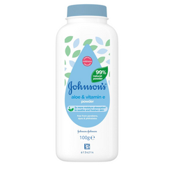 Johnsons Baby Puder Aloe Vera, Sa vitaminom E