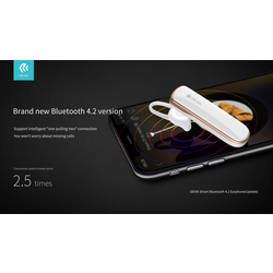 DEVIA Bluetooth slušalica Devia Smart 4.2 Bela