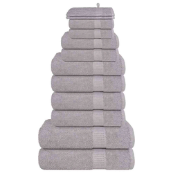 Set ručnika FROGN od 12 dijelova sivi 360 g/m2