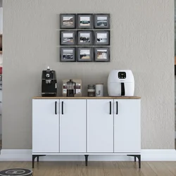 Hanah Home Višenamenska komoda JE162-3268, 120 x78.6 x40 cm, Bela