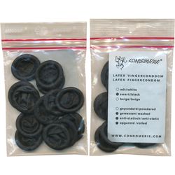 Condomerie Finger Condoms Black 24 pack