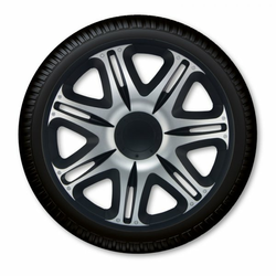 J - Tec naplatci Nascar Silver Black, 14“, 4 komada