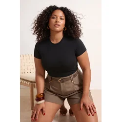 Trendyol Curve Ženska bluza Tbbss26Af00110, Crna