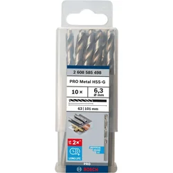 Bosch Burgija za metal HSS-G, DIN 338 2608585498, 6,3 x 63 x 101 mm