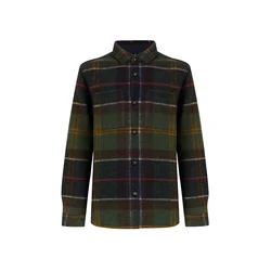 Barbour Prehodna jakna Woodlane temno modra/rjava/oliva/temno zelena