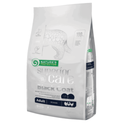 Natures Protection Superior Care Black Coat Adult All Breed, živina - 10 kg
