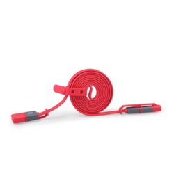Nillkin USB cable Plus II 2u1 (lightning&micro) 1,2m pink.