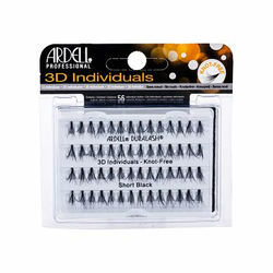 Ardell 3D Individuals Duralash Knot-Free umjetne trepavice 56 kom nijansa Short Black