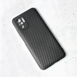 TELEMPIRE Maska za telefon Carbon fiber za Xiaomi Redmi Note 10 4G/10s crna