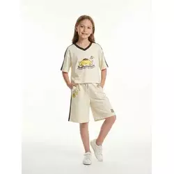 Sinsay - Pamučne kratke pantalone sa printom PomPomPurin - BEŽ