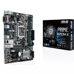 ASUS MB - SOCKET 1151 - PRIME B250M-K  Intel, Intel® 1151, Intel® B250, Micro ATX