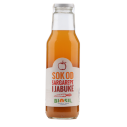 Biosil Sok od šargarepe i jabuke, 750ml