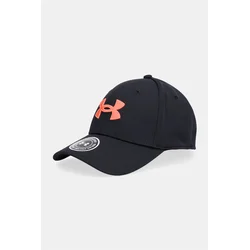 Moška kapa s ščitnikom Under Armour  BLITZING LOW STR Black/Venom Red  M/L